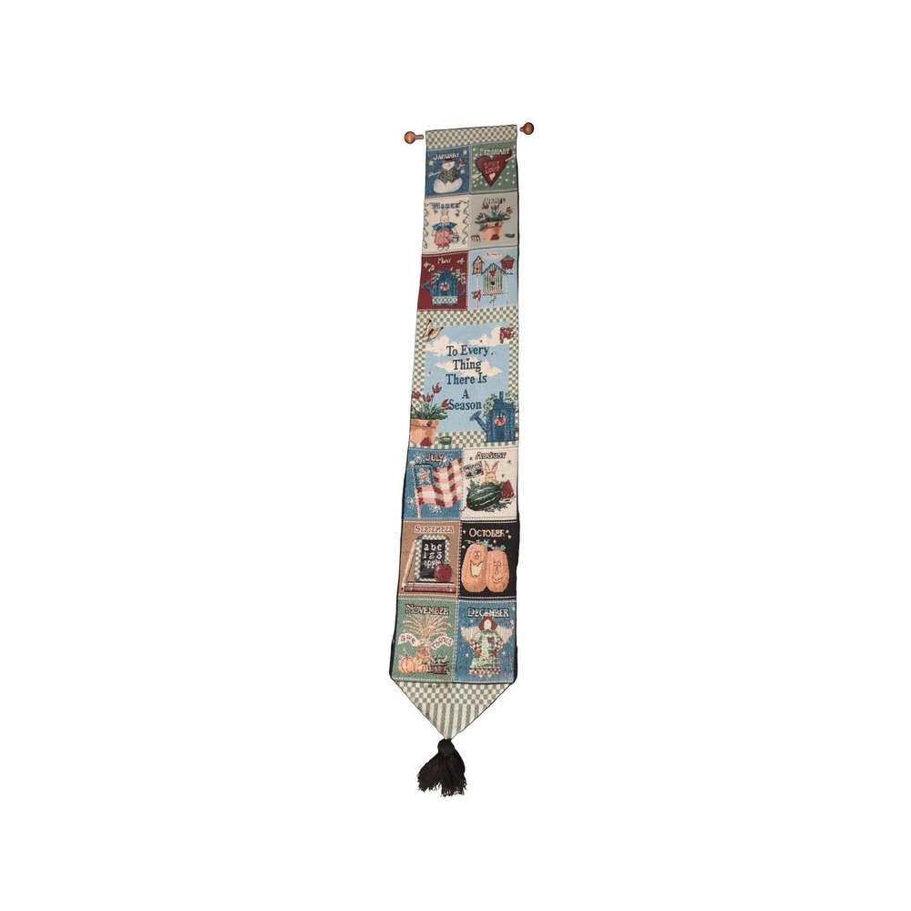 To Every Thing There Is A Season‎ Tapestry Wall Hanging Monthly Seasonal Decor